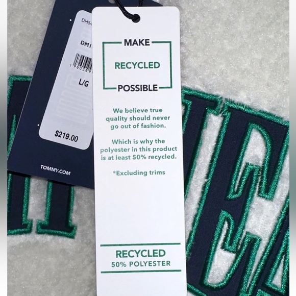 Tommy Jeans Sherpa Fleece Bomber Jacket - Picture 9 of 10